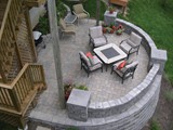 Stone Patio & Wall